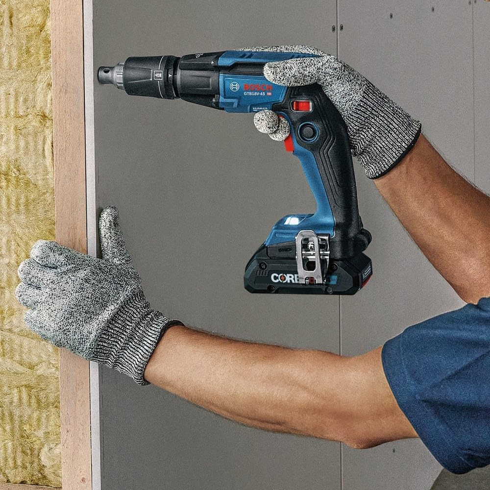 BOSCH GTB18V-45B15-RT 18V Brushless 1/4 In. Hex Screwgun Kit with (1) CORE18V 4 Ah Advanced Power Battery (Renewed)