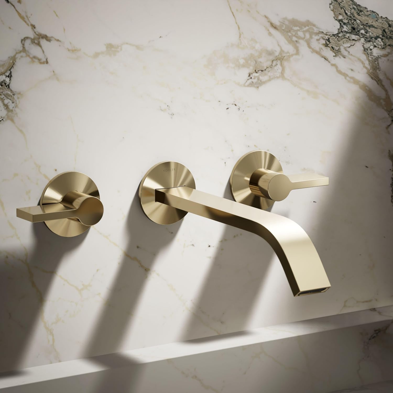 KOHLER K- T23888-AF COMPONENTS® WM LAV SPOUT TRIM - RIBBON, Vibrant French Gold