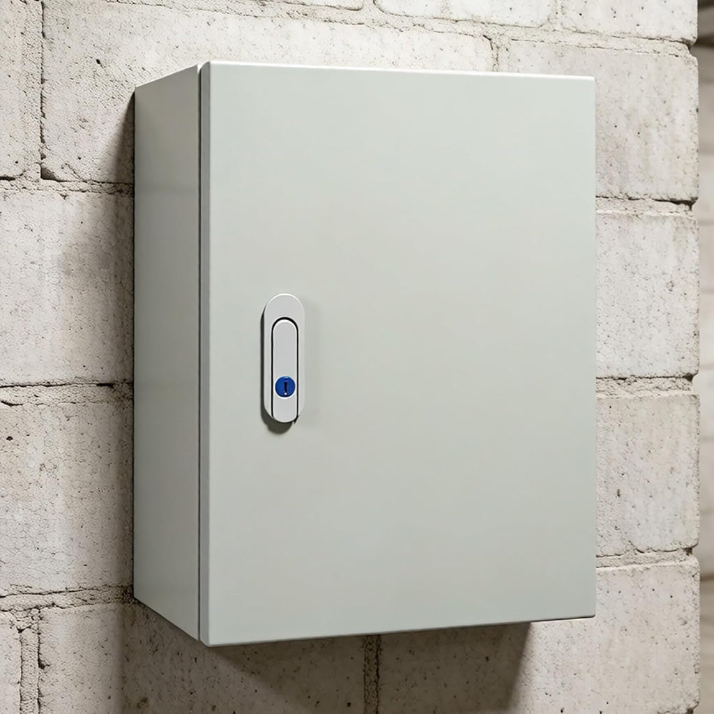 Power Distribution Box with Safety Lock, Electrical Box, Rounded Corner Design, Electrical Boxes for Indoor Use(30x15x40CM/12x6x16IN)
