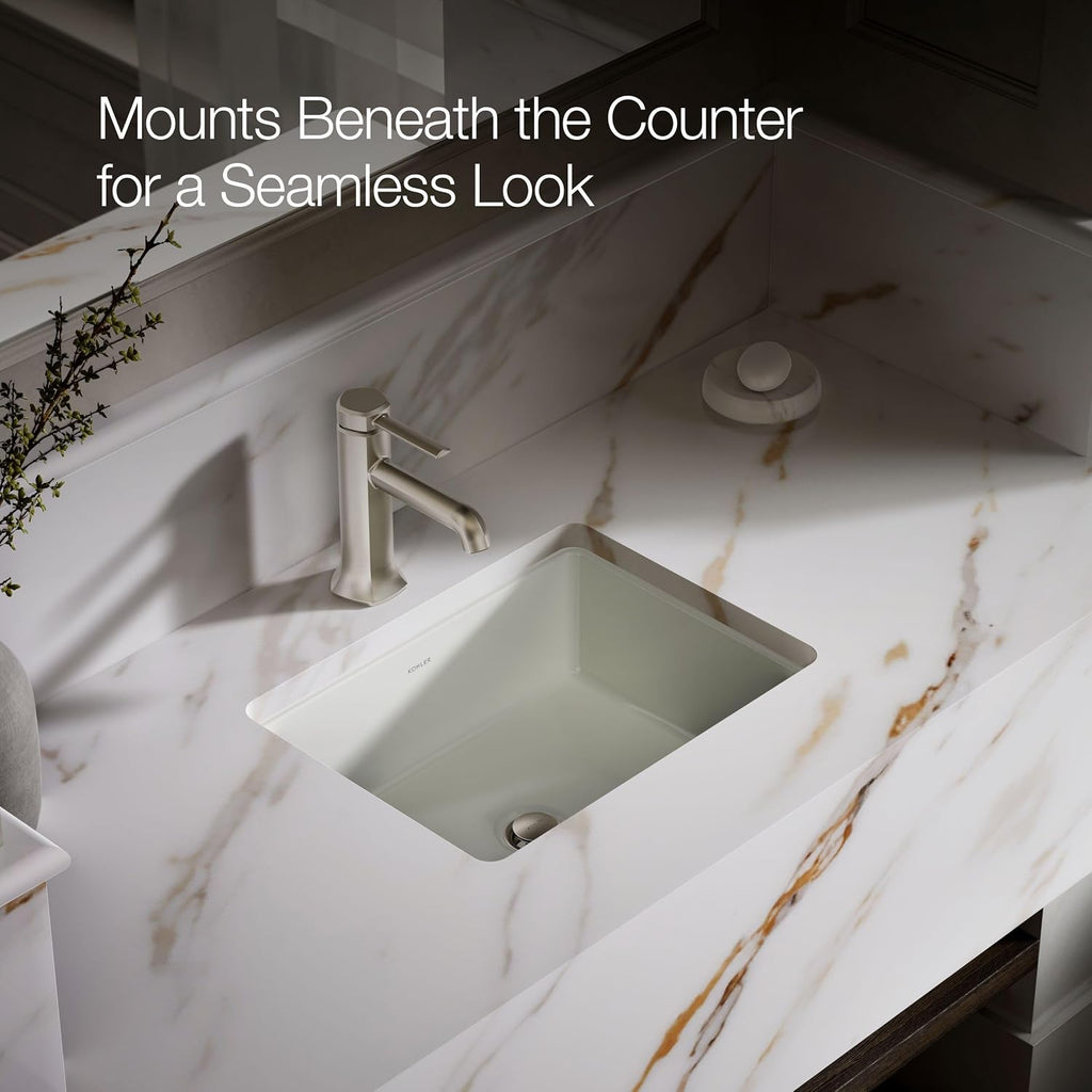KOHLER Verticyl Rectangle under-mount bathroom sink