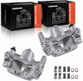 A-Premium Disc Brake Caliper Assembly with Bracket Compatible with Select Lexus Models - RX300 1999 2000 2001 2002 2003, V6 3.0L - Rear Driver and Passenger Side, 2-PC Set
