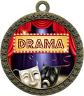Express Medals 1 to 50 Packs Drama Gold Medal Trophy Award with Neck Ribbon D212-EG90