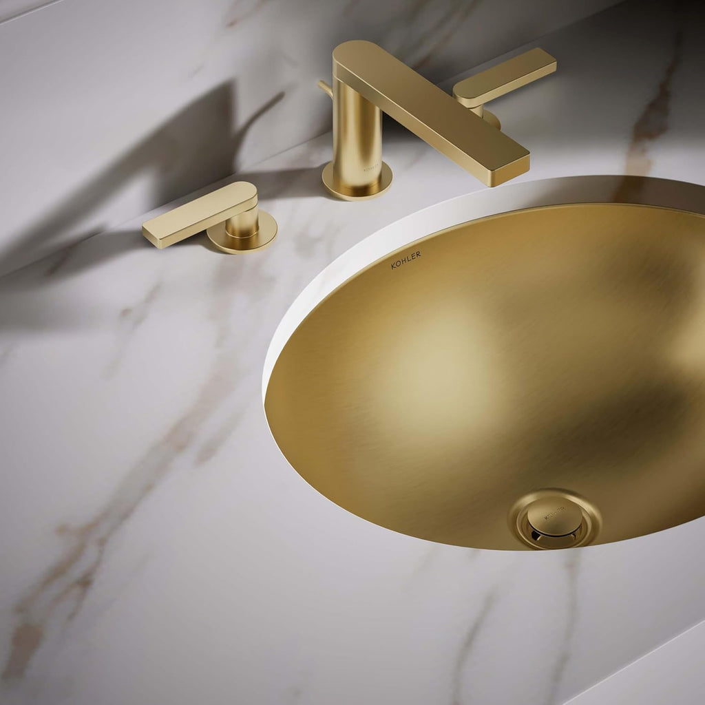 Bachata 20' Oval Drop-In/Undermount Bathroom Sink No Overflow