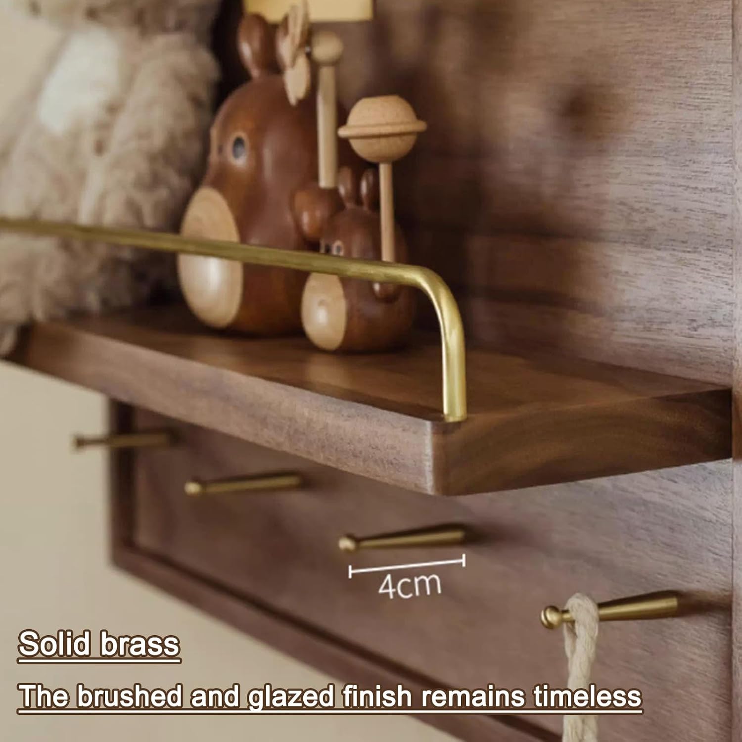 Meter Box Decorative Painting Door Opening, Wooden Fuse Box Cover Cabinet Shelf and Hooks, Wall Mounted Breaker Boxes Decorative Cover for Farmhouse Kitchen(50x60cm/19.7x23.6in)