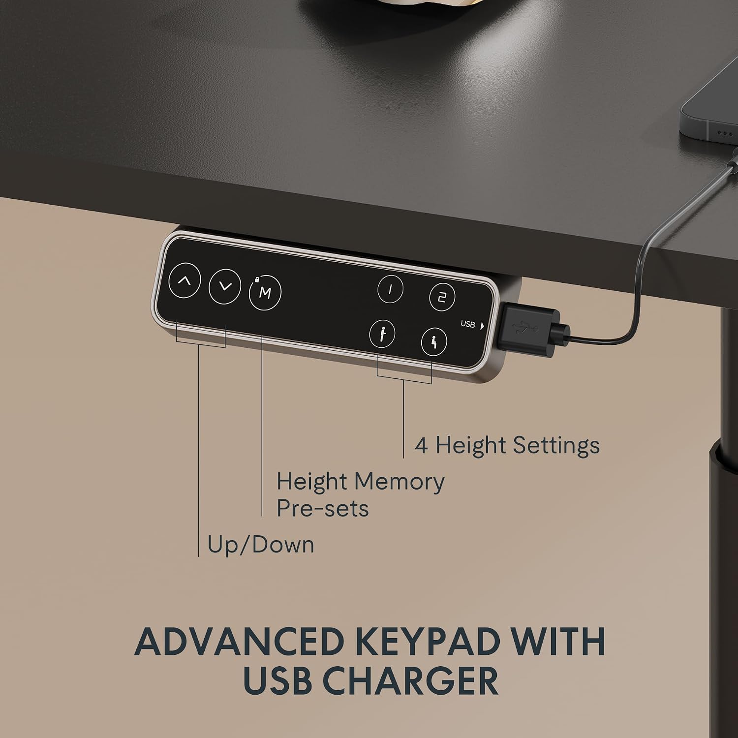 FLEXISPOT E6 Pro Dual Motor Electric Standing Desk, Organic Modern Oval Leg Design, 3-Stage Height Adjustable Sit Stand Desk with Heavy Duty 330lbs, 48' x 30' Black Desktop, Black Frame