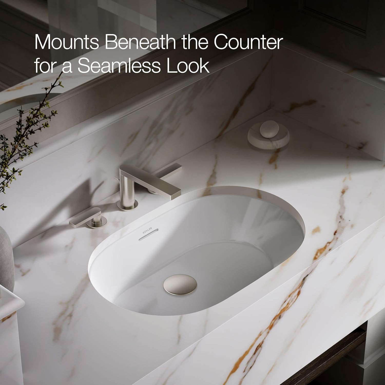 Kohler Brazn Capsule Undermount Bathroom Sink