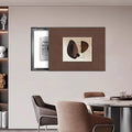 Circuit Breaker Box Cover, Electrical Panel Cover, Hanging Electric Meter Box Art Hide Decorative Paintings, Suitable for Living Rooms, Hotel(Brown 3,55 * 45cm/21.6 * 17.7in)