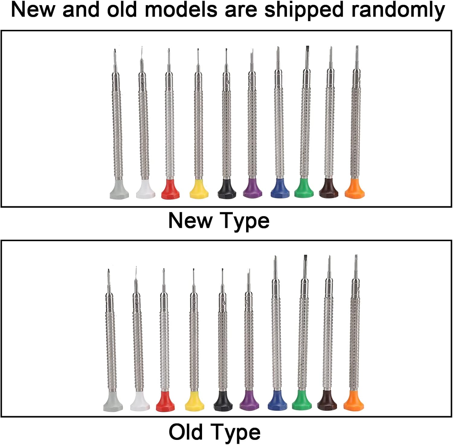 Professional Watch Screwdriver Kit, Watch Repair Tool Set, 10 - Piece Precision Watchmakers Screwdrivers with Interchangeable Heads for Watch Back Case Opening and Battery Replacem