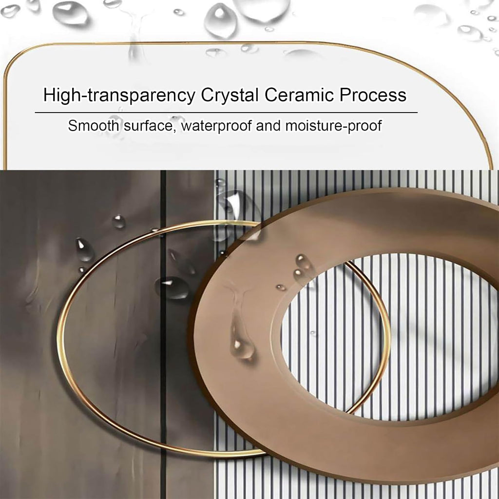 Decorative Hide Meter Electric Breaker Box Cover, Electrical Panel Cover, Wall Mounted Decorative Painting, for Home Entrance Hallway Bedroom(Gold 1,55 * 45cm/21.6 * 17.7in)