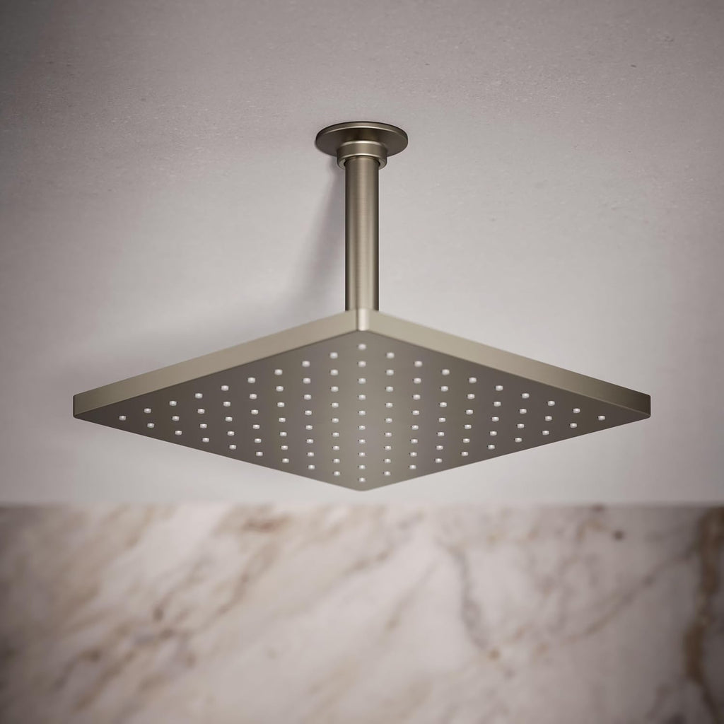 Kohler 26149-BN Honesty® 10' single-function rainhead, 2.5 gpm, Vibrant Brushed Nickel