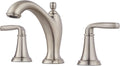 Pfister Northcott Bathroom Sink Faucet, 8-Inch Widespread, 2-Handle, 3-Hole, Brushed Nickel Finish, LG49MG0K