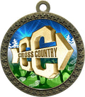 Express Medals Various Styles 1 to 50 Pack of Gold Cross Country Medals Trophy Award with Neck Ribbon Medal Trophies Gift Prize X Runner Running Race Event