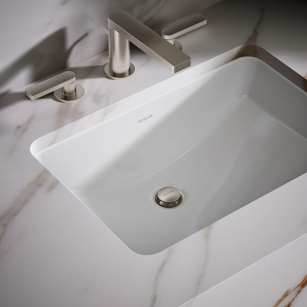 KOHLER K-2214-G-0 Ladena Undercounter Bathroom Sink, White One Size