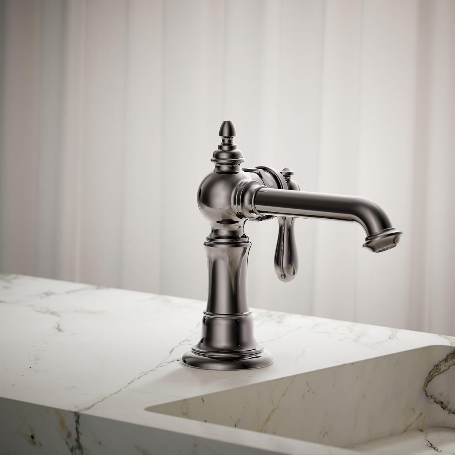 Kohler 72762-9M-TT Artifacts® Single-Handle Bathroom Sink Faucet, 1.2 gpm, Vibrant Titanium