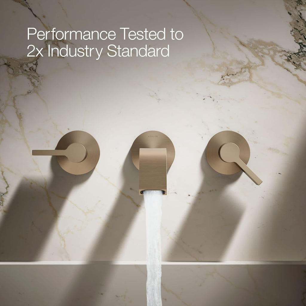 KOHLER K- T23888-BV COMPONENTS® WM LAV SPOUT TRIM - RIBBON, Vibrant Brushed Bronze