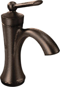 Moen 4500ORB Wynford One-Handle High-Arc Bathroom Faucet with Drain Assembly, Oil Rubbed Bronze