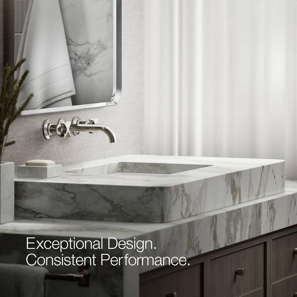 KOHLER Castia By Studio McGee Wall-Mount Bathroom Sink Faucet Trim 1.2 GPM