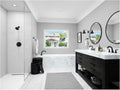 Pfister, LG49-MCA0GS, McAllen 1.2 GPM 2-Handle 8' Widespread Bathroom Faucet, Spot Defense Brushed Nickel