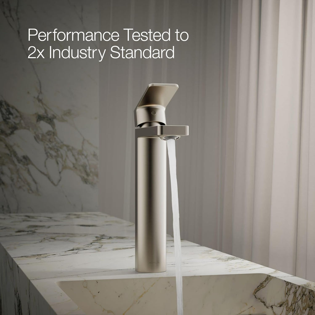 KOHLER Parallel Tall Single-Handle Bathroom Sink Faucet 1.0 Gpm