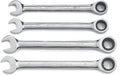 GEARWRENCH Ratcheting Combination SAE Wrench Set, 4 Pc. 12 Point - 9309D
