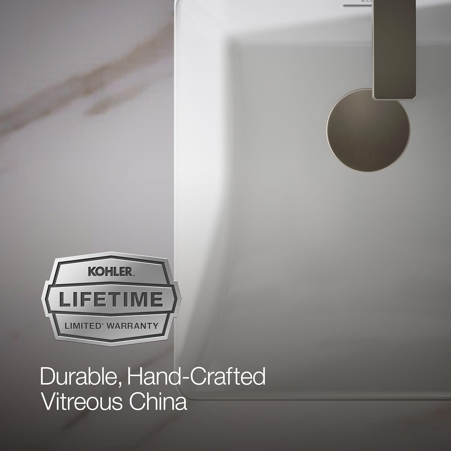 Kohler Brazn Square Undermount Bathroom Sink