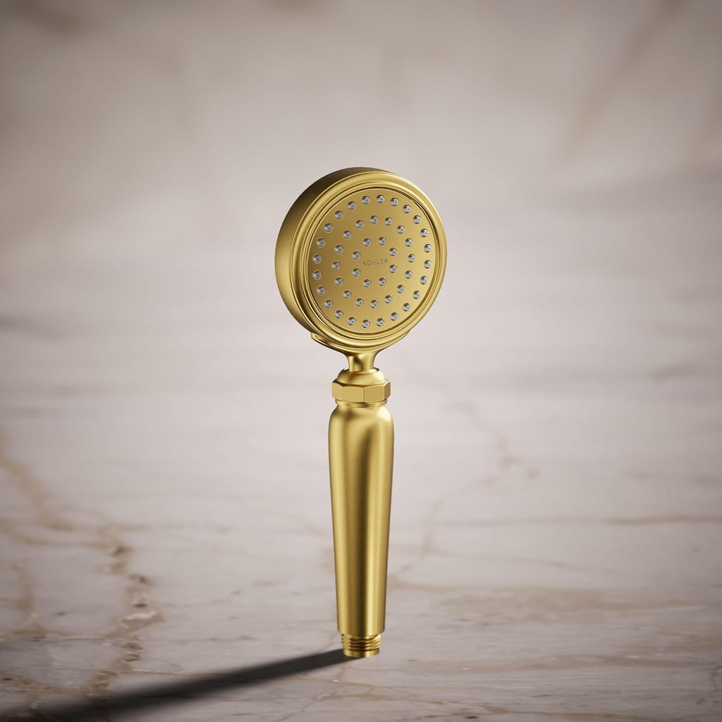 Kohler 72776-G-2MB Artifacts® Single-function handshower, 1.75 gpm, Vibrant Brushed Moderne Brass