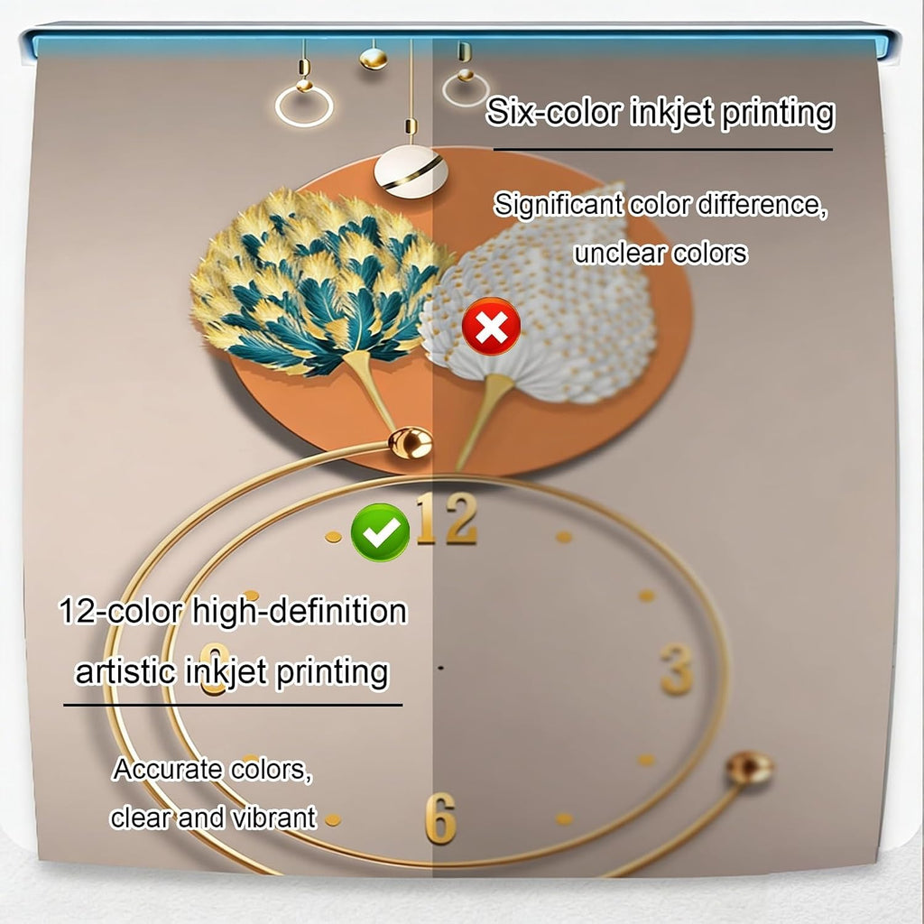Circuit Breaker Box Cover, Electric Meter Decorative Painting with Clock, Hidden Electrical Panel Cover Decoration for Office, Home, Shopping Mall(Color 5,60 * 80cm/23.6 * 31.5in)
