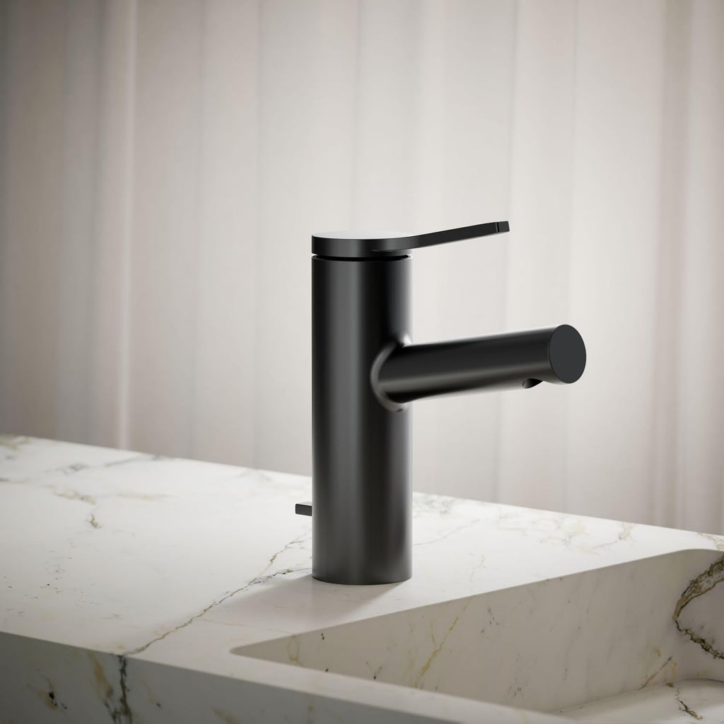 Kohler 99491-4-BL Elate® Single-Handle Bathroom Sink Faucet, 1.2 gpm, Matte Black