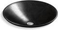 KOHLER K-75748-FP2-7 Sartorial Paisley Carillon, ARTIST EDITIONS Round Wading Pool Bathroom Sink, Paisley - Black Black