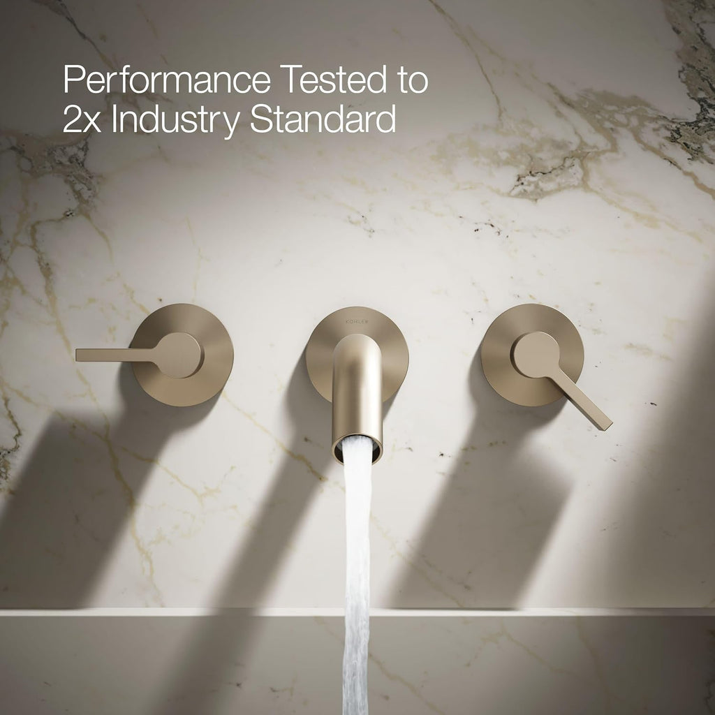 KOHLER Components Wall-Mount Bathroom Sink Faucet Lever Handle Trim