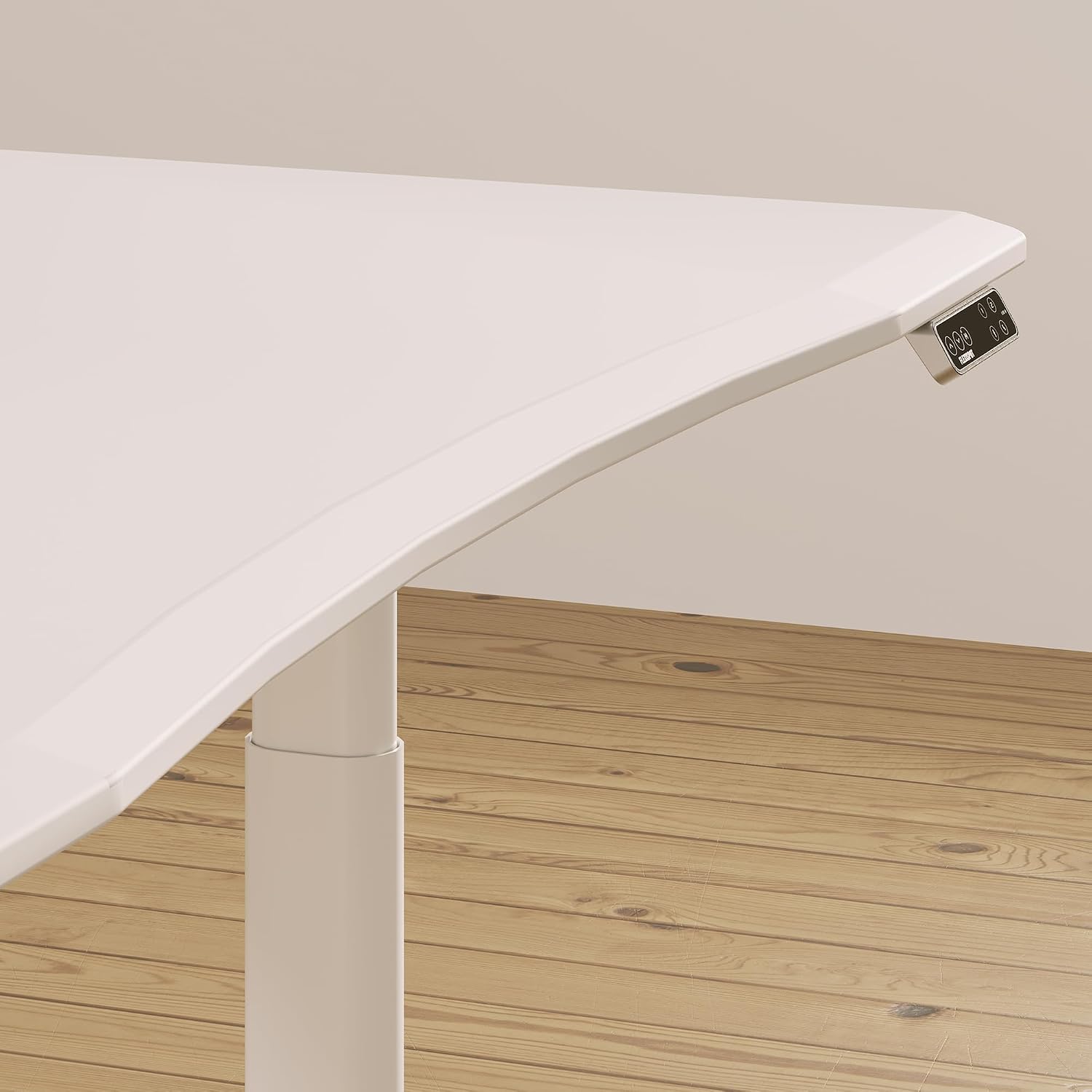 FLEXISPOT E6 Pro 48 x 30 Inch Electric Standing Desk, Dual Motor Height Adjustable Desk with 3-Stage Oval Legs, One-Piece Desktop with Ergonomic Curved Edge, Modern Minimalist Home Office Desk