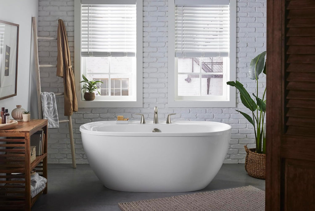 Sterling T29365-4-BL Medley Deck-Mount Bath Faucet Trim, Premium Durable Construction, Corrosion Resistant, Matte Black