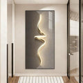 Decorative Breaker Box Cover Elegant Electrical Panel Fuse Box Cover Wall Decor 18 Patterns Available for Home Office Living Room(P,W17.7 x H35.4)