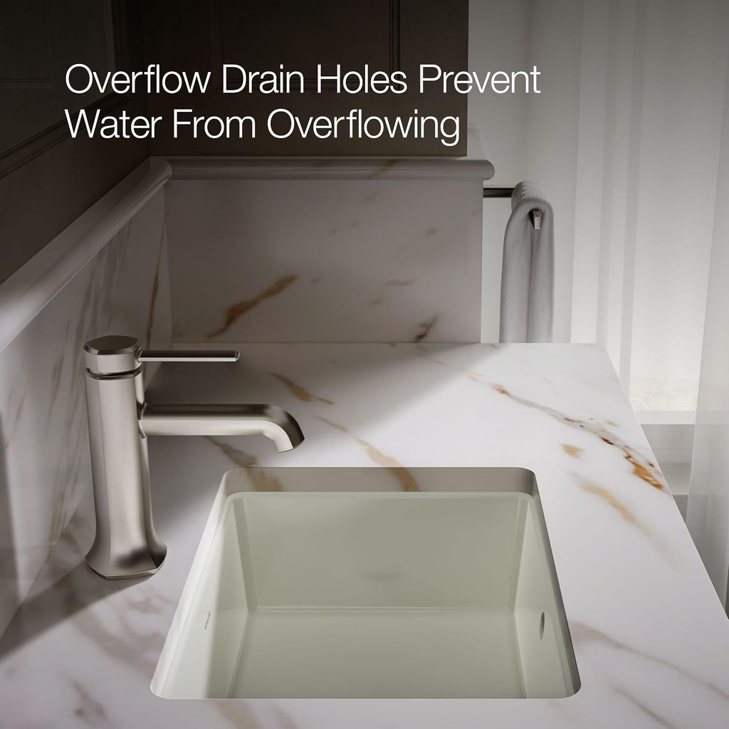 KOHLER Verticyl Rectangle under-mount bathroom sink
