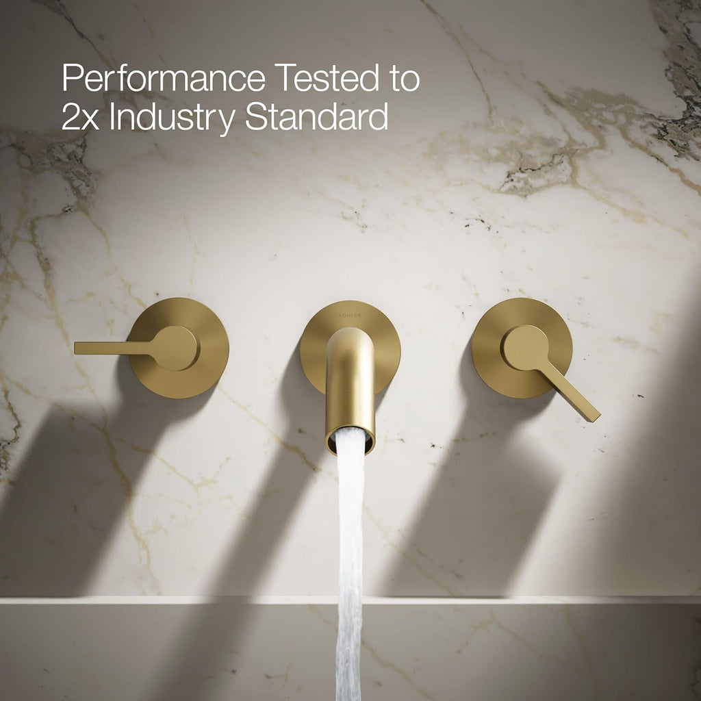 Kohler T23890-2MB Components Plumbing Fixtures, Vibrant Brushed Moderne Brass