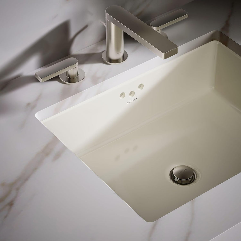 Kohler K-2330-96 Interior 1-Bowl Undermount Bath Sink Biscuit