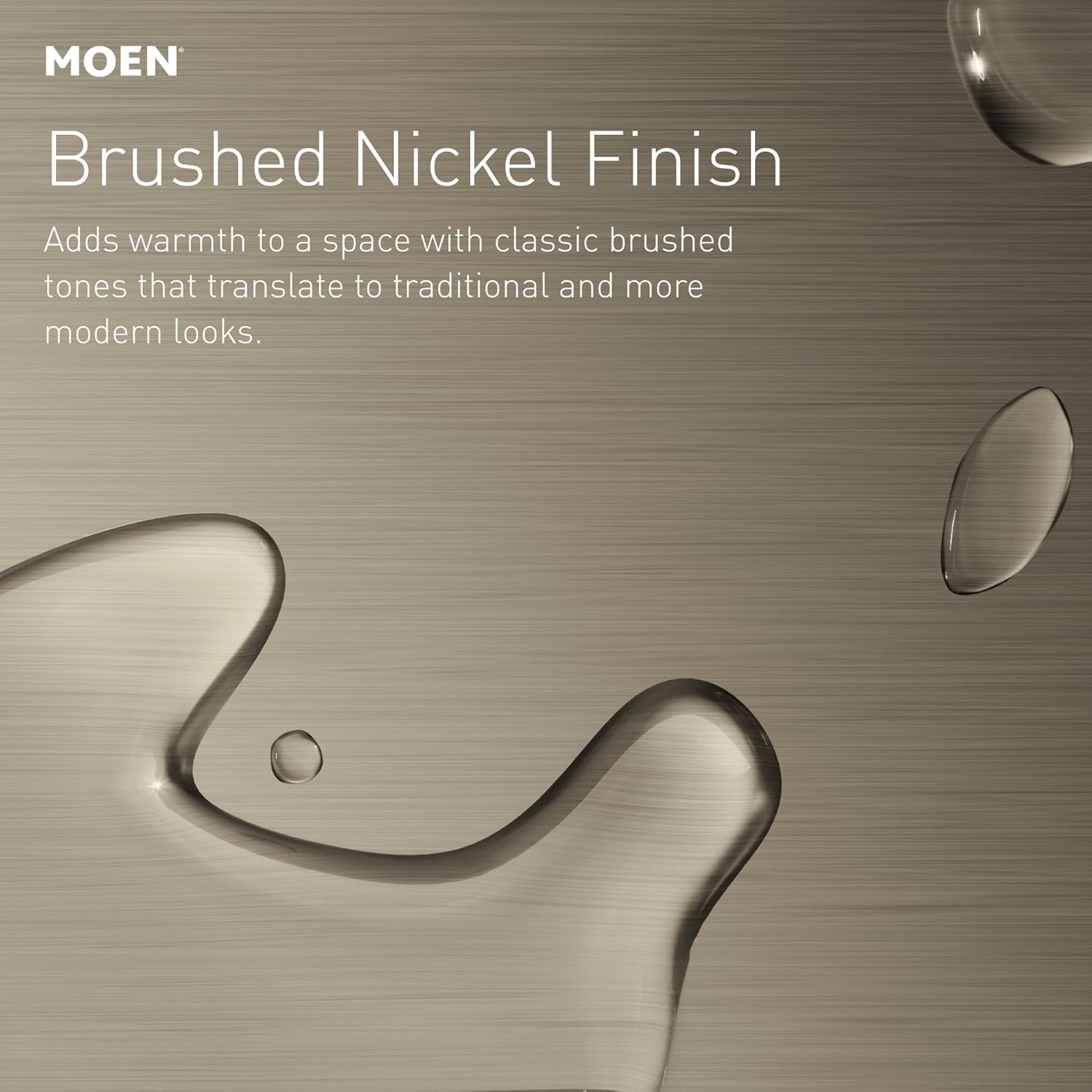 Moen Eva Brushed Nickel Posi-Temp Tub and Shower Trim Kit without Valve, T2133EPBN