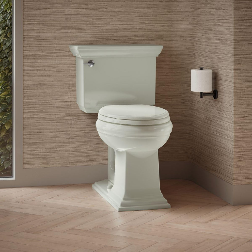 KOHLER K-3817-NY Memoirs® Stately Two-piece elongated toilet, 1.28 gpf, Dune