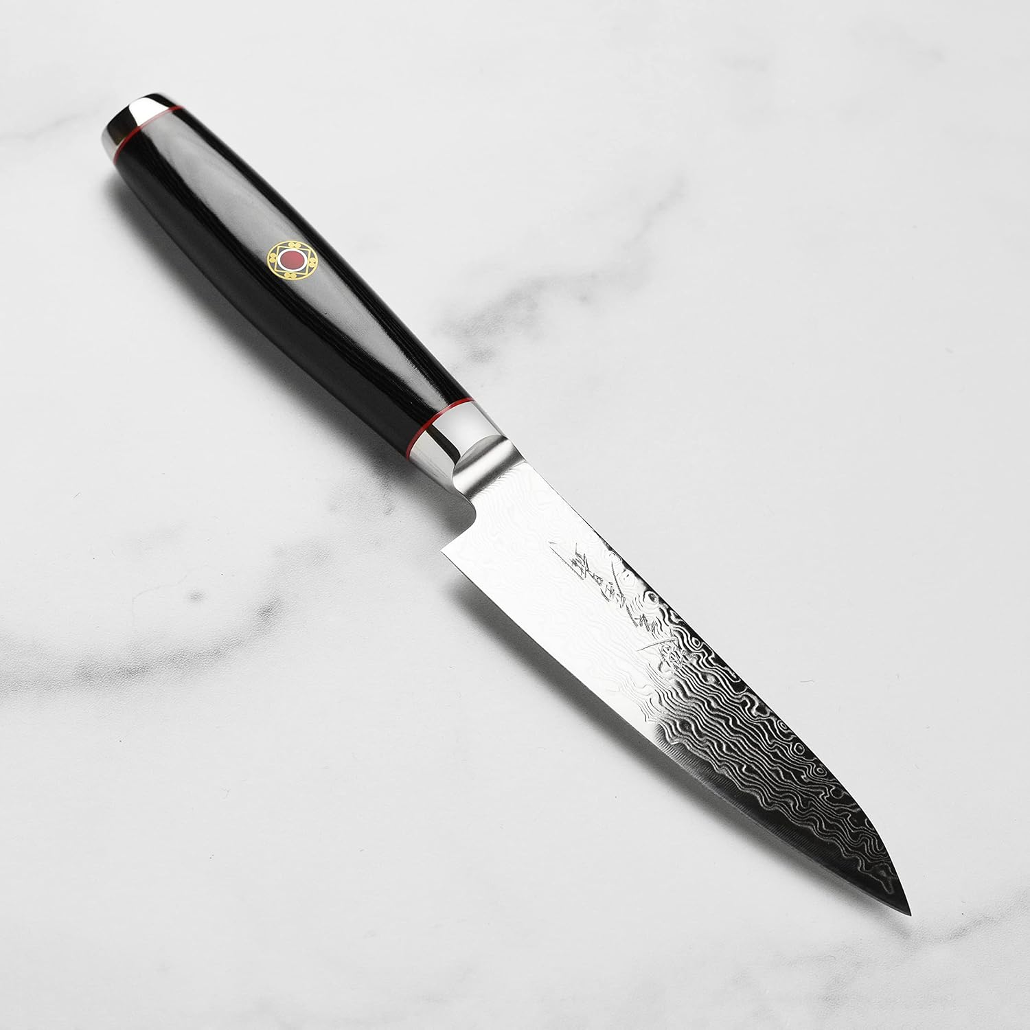 Enso SG2 Petty Knife - Made in Japan - 101 Layer Stainless Damascus Utility, 4.75'