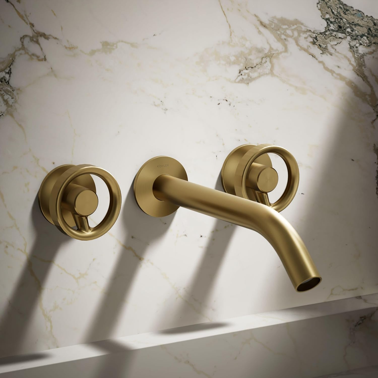 Kohler T77981-9-2MB Components Plumbing Fixtures, Vibrant Brushed Moderne Brass