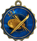 Express Medals 1 to 50 Packs Art Gold Medal Trophy Award with Neck Ribbon D214-EG8
