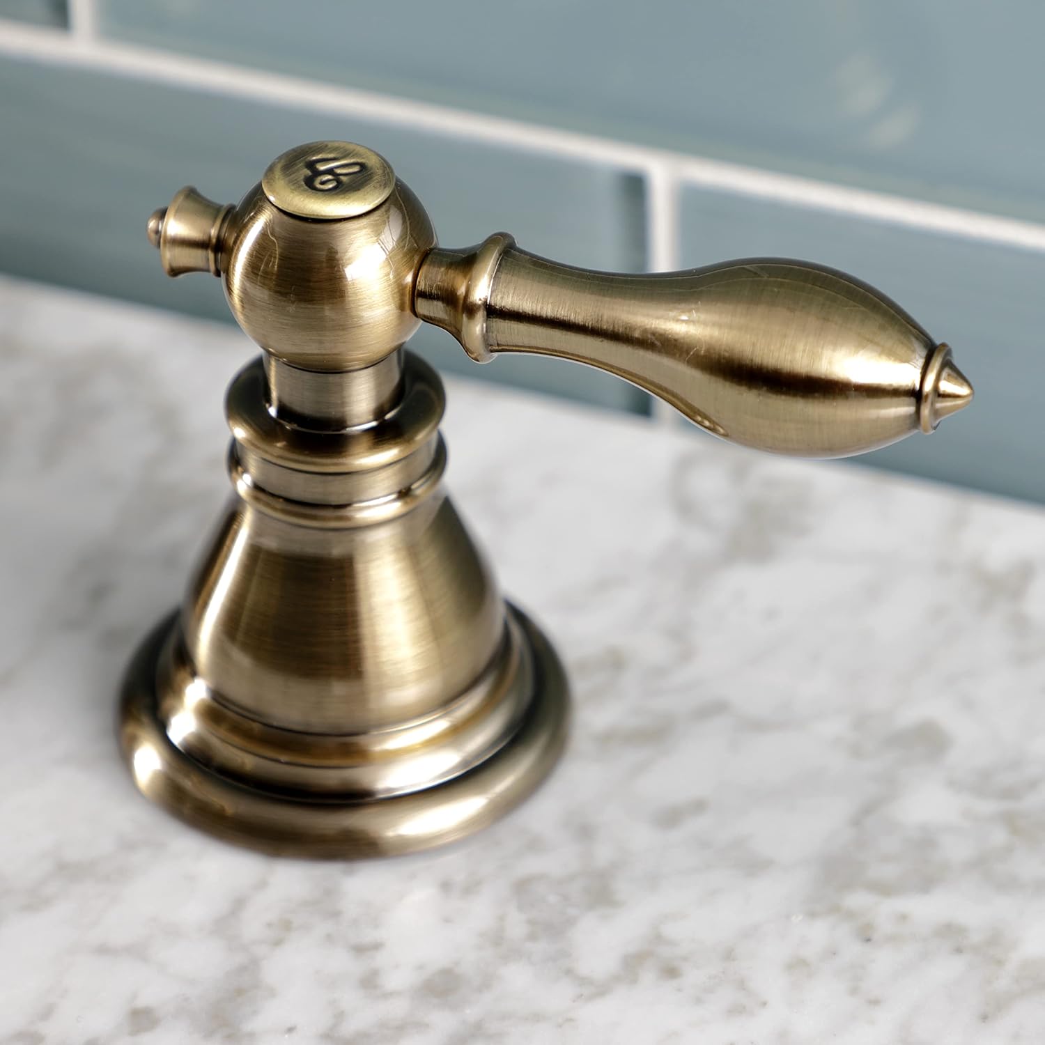 Kingston Brass Fauceture FSC19733ACL American Classic Widespread Bathroom Faucet, Antique Brass