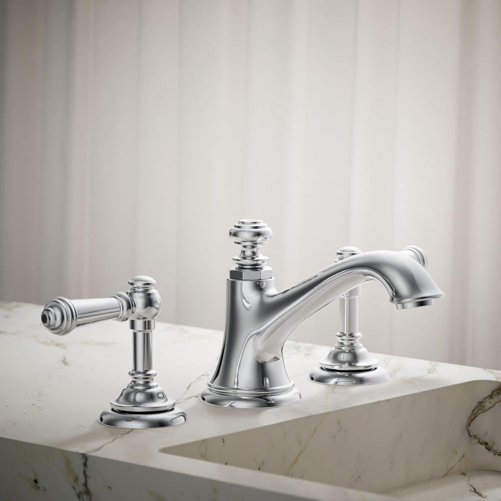 Kohler Artifacts Widespread Handles Lever, Polished Chrome