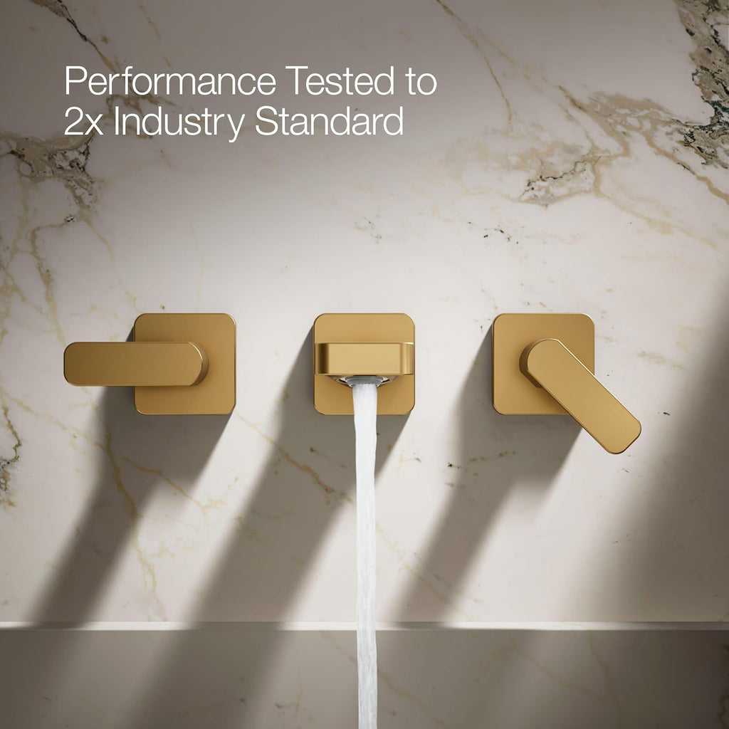 KOHLER Parallel Wall-Mount Bathroom Sink Faucet Trim