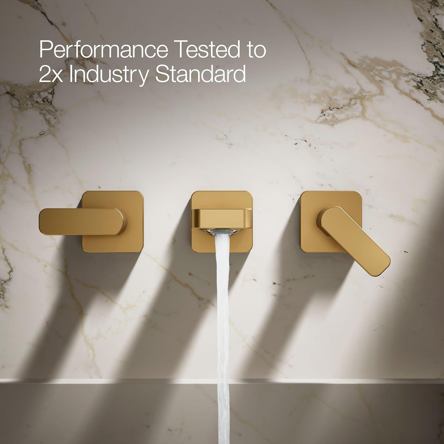 KOHLER Parallel Wall-Mount Bathroom Sink Faucet Trim