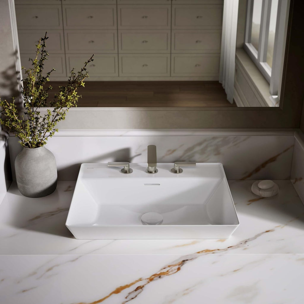 Kohler Brazn Rectangle Vessel Bathroom Sink