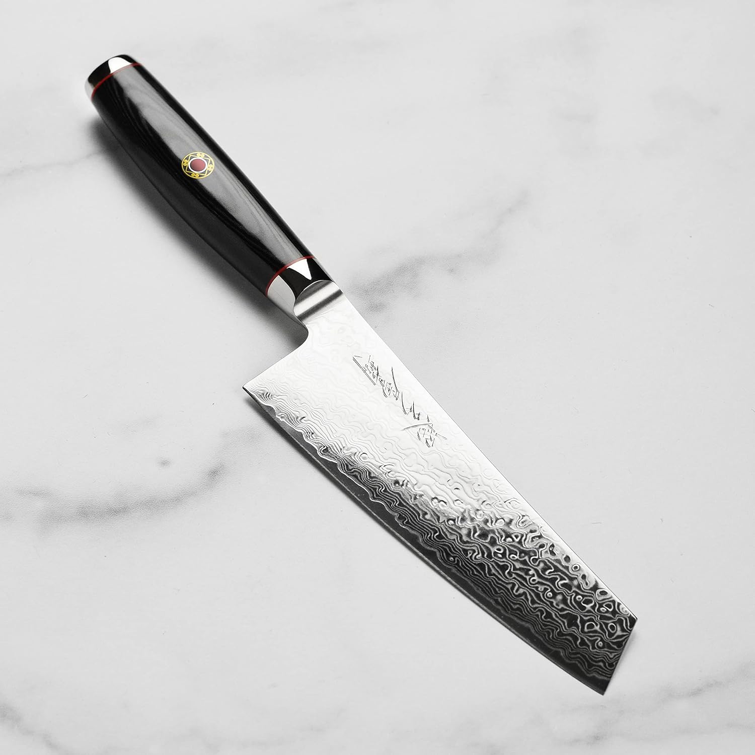 Enso SG2 Prep Knife - Made in Japan - 101 Layer Stainless Damascus Utility Knife, 5.5'