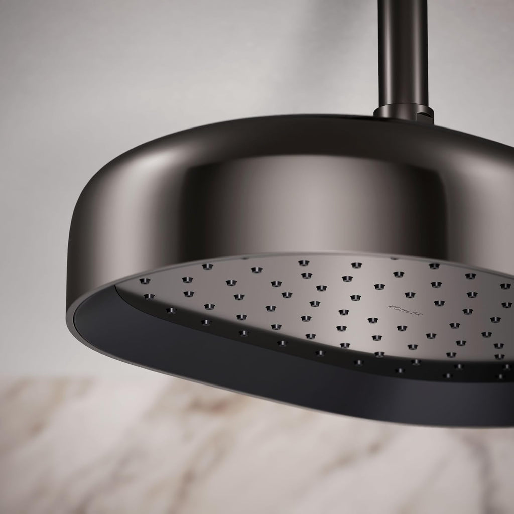 Kohler 26293-G-TT Statement® Oblong 12' single-function rainhead, 1.75 gpm, Vibrant Titanium
