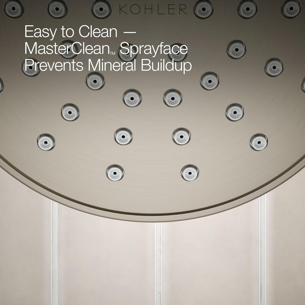 KOHLER TS35321-4Y-BN, Elate Rite-Temp Shower Trim with Single Function 2.5 GPM Showerhead, Vibrant Brushed Nickel, Relaxing Shower, Corrosion-Resistant