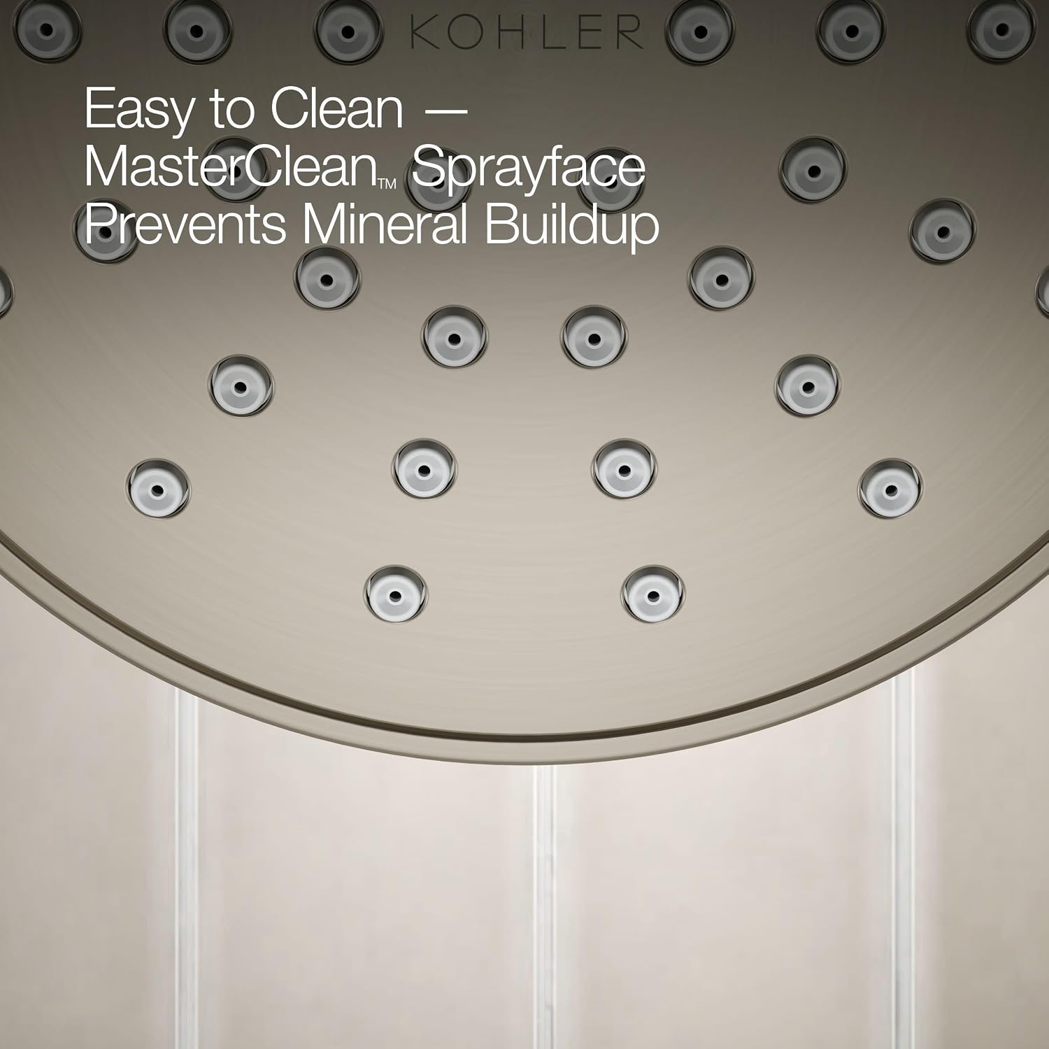 KOHLER TS35321-4Y-BN, Elate Rite-Temp Shower Trim with Single Function 2.5 GPM Showerhead, Vibrant Brushed Nickel, Relaxing Shower, Corrosion-Resistant